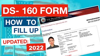 How to Fill Out the DS160 form Correctly 2022  US Tourist Visa Application Step by Step [upl. by Akeyla]