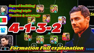 Customized 4132 formation squad build uptacticsplaying style full explanation🔥🤩 eFootball24 Mobile [upl. by Hinze]