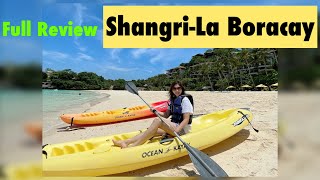 Shangrila Boracay Seaview Suite FULL REVIEW •Transfer •Rims Treetop Dining •Breakfast •Spa •Kayak [upl. by Alebasi590]