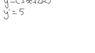 Differentiating a bracket Math Calculus Chain Rule ShowMe [upl. by Philina173]