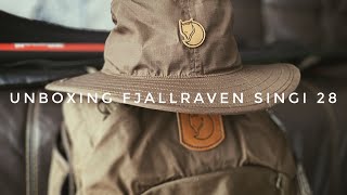 Unboxing Fjallraven Singi 28 backpack 2022 [upl. by Shandy]