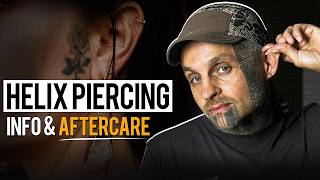 Helix Piercing Info amp Aftercare  UrbanBodyJewelrycom [upl. by Knorring]