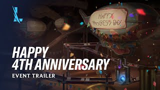 Happy Fourth Anniversary  Event Trailer  League of Legends Wild Rift [upl. by Wernick]