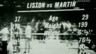 Sonny Liston vs Leotis Martin [upl. by Bohman]