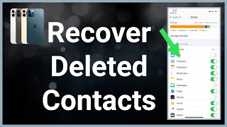 How To Recover Deleted Contacts From iPhone [upl. by Terr]