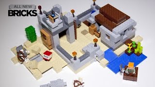 Lego Minecraft 21121 The Desert Outpost Speed Build [upl. by Laural]