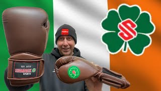 Shamrock Sports Vintage Look BOXING GLOVES REVIEW [upl. by Mossberg]