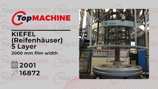 KIEFEL REIFENHÄUSER 5 Layer Coextruder for blown film machine used [upl. by Norak]