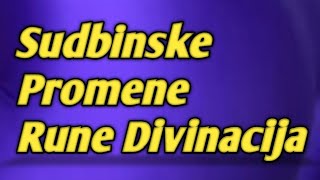 SUDBINSKE PROMENE KOJE VAM DOLAZE🌈☄️  Rune Predvidjanje [upl. by Orel]