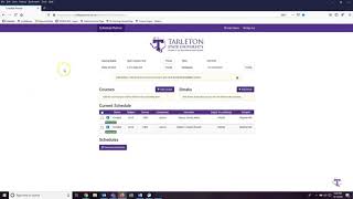 Using Schedule Planner Tarleton State University [upl. by Carlotta7]