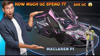 Maclaren Spin BGMI 🔥 50K UC 😱  bgmi pubgmobile [upl. by Borrell125]