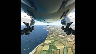 Cyprus 🇨🇾 Landing in the Island of Love  Paphos Airport [upl. by Kenimod]