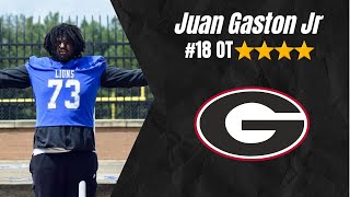 Juan Gaston Jr Commits to Georgia Bulldogs [upl. by Jesse]