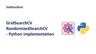 84 GridSearchCV and RandomizedSearchCV  Python implementation  Hyperparameter Tuning [upl. by Spector460]