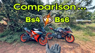 Bs4 rc200 vs bs6 rc 200 comparison video Malayalam✌🏻✌🏻 bs6 ൽ എന്തെല്ലാം മാറി 🤔🤔KTM RC 200 [upl. by Ardiedak]