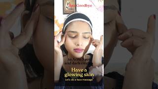 Face massage for glowing skin indorichori facemassage viralshorts pimplefreeskin coconut [upl. by Sorvats656]