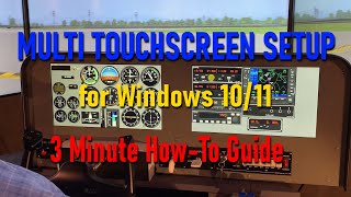 Multi Touchscreen SetupWindows 1011  3 minute tutorial [upl. by Warchaw]