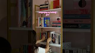 reorganizing my bookshelf pt 2 booktube reorganizing bookshelves [upl. by Anawad]