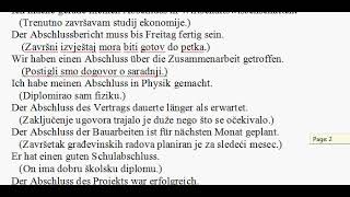 Kako koristiti imenicu ABSCHLUSS prilikom zavrsetka kursa nemackog jezika [upl. by Klockau45]