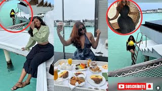 Les vacances de réveil de Adja everywhere au Maldives admirer sa vie de princesse avec son [upl. by Rafaela]