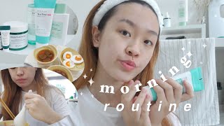 my quarantine morning routine 我的日常早晨 ft OLIVE YOUNG [upl. by Ahsinahs355]