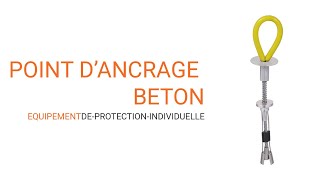 Point dancrage pour béton  Equipement de protection individuelle [upl. by Ecirrehs8]