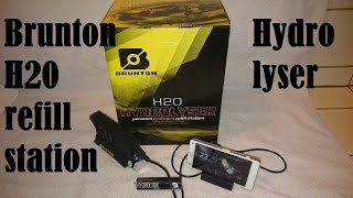 BRUNTON HYDROLYSER  Hydrogen Reactor refill station [upl. by Earaj]