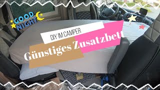 DIY Günstiges und großes Zusatzbett für den Camper [upl. by Quintessa]