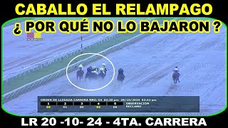 🟢 CABALLO EL RELAMPAGO POR QUE NO LO BAJARON  ☑  LA RINCONADA 201024 [upl. by Trebmer]