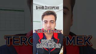 quotTERCİH ETMEKquot İNGİLİZCEDE NASIL SOYLENIR ingilizceöğren kelime ingilizceöğreniyorum english [upl. by Ayekram433]