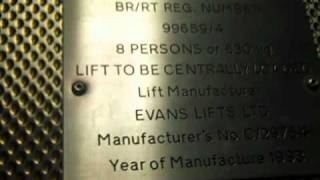 Evans Lift  Smethwick Galton Bridge Platform 1AVI [upl. by Eggleston]