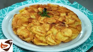 Frittata di patate croccante e senza uova – Ricetta tipica calabrese Antipasti sfiziosi e semplici [upl. by Bekha]