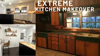 Kitchen Makeover  DIY Kitchen Renovation on a Budget  Kitchen Transformation Before amp After [upl. by Tilford]