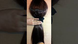 ASMR Relaxing hair brushing with a wooden brushshorts asmr relaxing brushhairbrushingasmrnight [upl. by Edylc270]