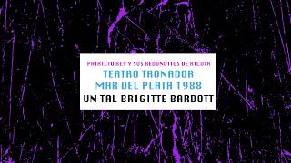 Un tal Brigitte Bardot  Teatro Tronador de Mar del Plata 1988  Los Redondos  consola [upl. by Shippee]