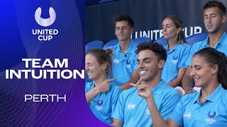 Perth squads take on the Intuition Challenge ☝️  United Cup 2023 [upl. by Wood40]