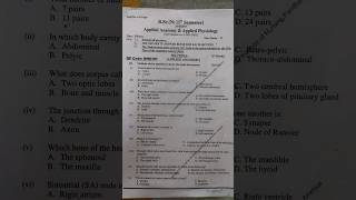 BSC NURSING FIRST SEMESTER QUESTIONS 2024  BABA FARID UNIVERSITY OF HEALTH SCIENCE PUNJAB [upl. by Colombi]