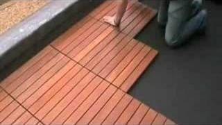 Installation Of Eco Decking Tiles  EDUK [upl. by Vassily806]