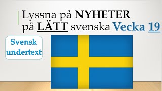 Lyssna på Nyheter på lätt svenska Vecka 18 [upl. by Sukramed]