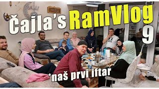 NAŠ PRVI IFTAR  Porodica Čajlaković  Čajlas RamVlog 9 teravija u Janjičima [upl. by Ateerys]