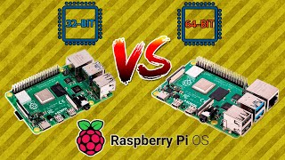 Raspberry Pi OS 32 bits VS 64 bits  Benchmark Raspberry Pi 4 [upl. by Nahej229]