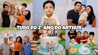 VLOGZÃO  2 ANOS DO ARTHUR  preparativos Almoço na minha mãe  festa e mais🥳 🎉 [upl. by Enneicul430]