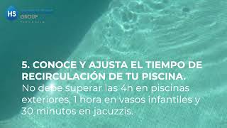 10 CLAVES SOBRE COMO MANTENER EL AGUA DE TU PISCINA CRISTALINA Y SALUDABLE [upl. by Gaal186]