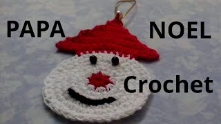 Papa Noel de NAVIDAD en tejido crochet o ganchillo tutorial paso a paso Moda a Crochet [upl. by Psyche]