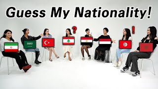 8 Middle Easterns Guess Each Others Nationality What country Im From [upl. by Yajiv602]