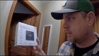 Installing Smart Thermostat T5 Honeywell [upl. by Maiocco]