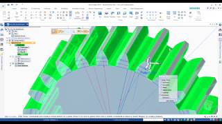 Solid Edge ile evolvent profilli dişli çizimi [upl. by Nirred789]