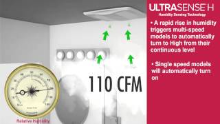 BroanNuTone UltraSense H Humidity Sensing Technology  Ventilation Fans [upl. by Aneeg]