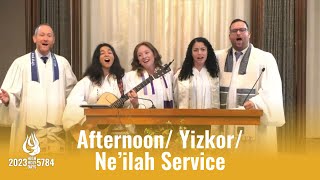 Yom Kippur Afternoon Yizkor amp Neilah  09252023 [upl. by Nuawed817]