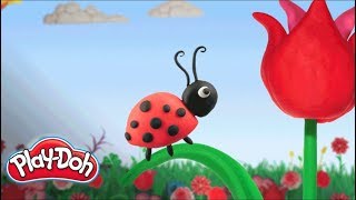 How to Build a Lady Bug  PlayDoh Fast Build  PlayDoh Creative Ideas for Kids [upl. by Ahsined]